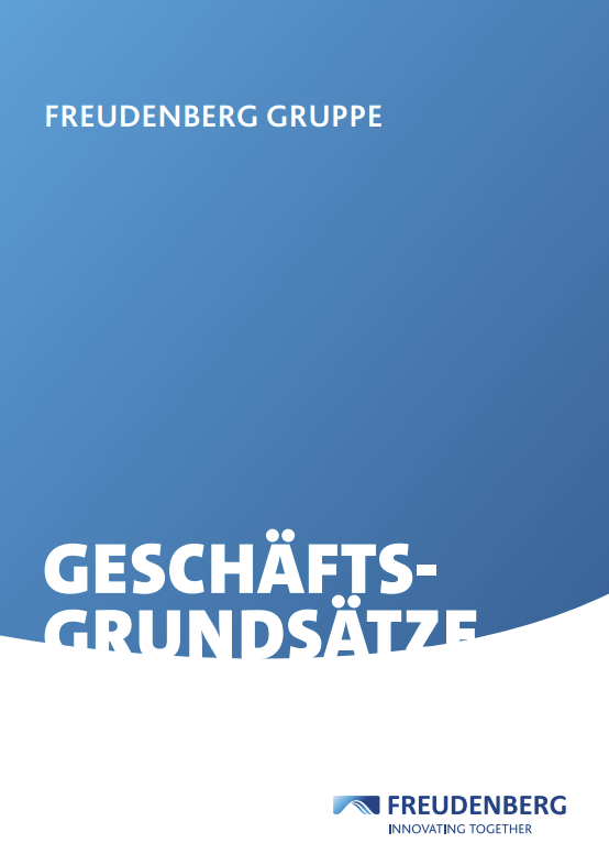 Titelseite der Freudenberg Business Principles