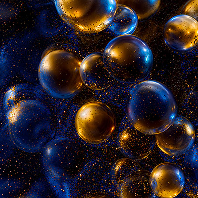 Enhanced illustration based on a microscopic image of a material created by Freudenberg