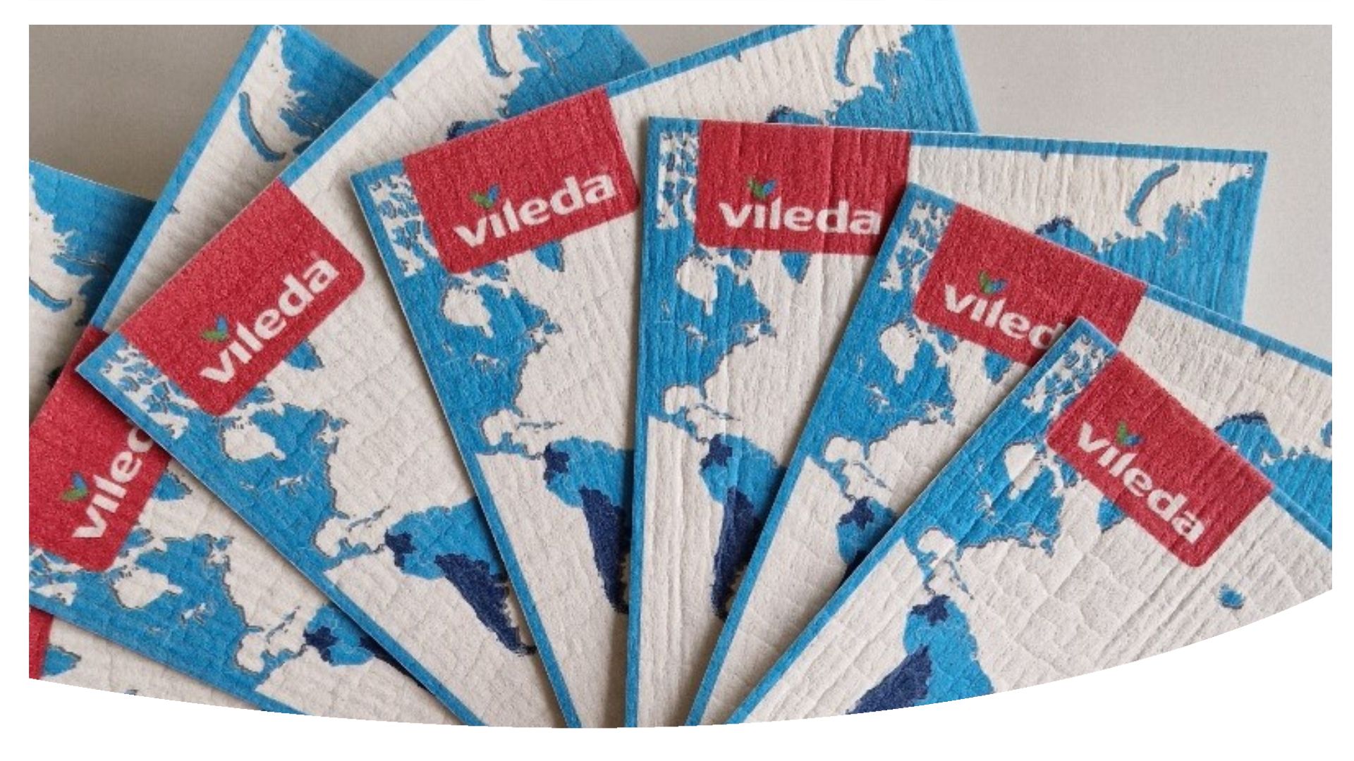 many Vileda cleaning cloths