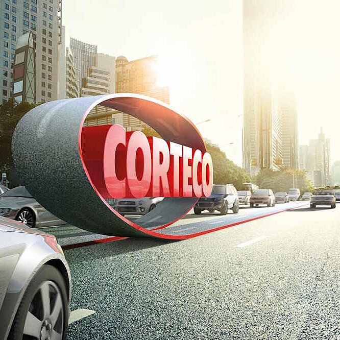Toledo Driveline with large 3D Corteco logo by Freudenberg Sealing Technologies