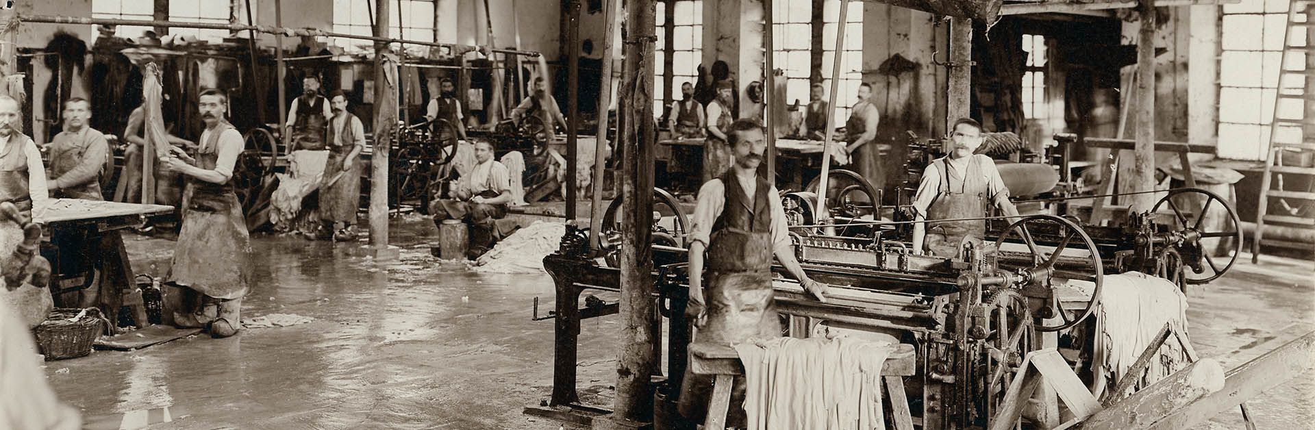 historical tannery around 1899 